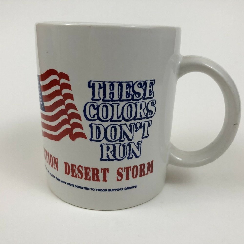 Vintage Operation Desert Storm Coffee Cup Mug